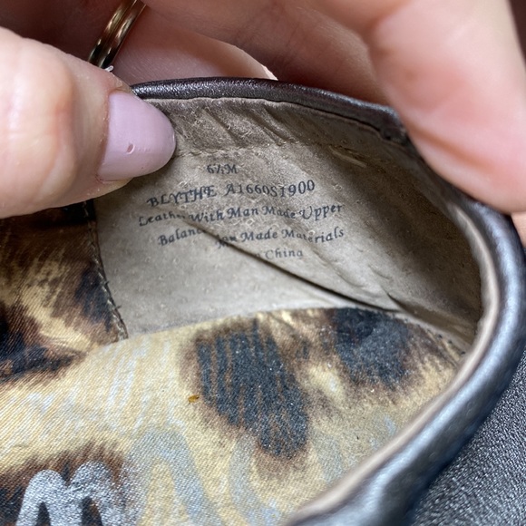 Sam Edelman Blythe Sip On Ballet Flats Bow Black Grey Womens Size 6.5 M - Picture 8 of 12